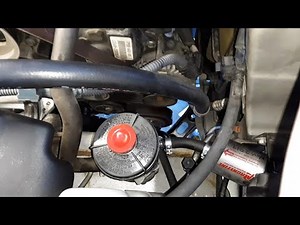 2007 HONDA PILOT POWER STEERING PUMP O-RING AND FLUID CHANGE, and Magnefine in-line magnetic filter