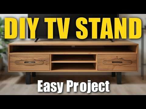 DIY Furniture: Easy Wooden TV Stand Project for Beginners