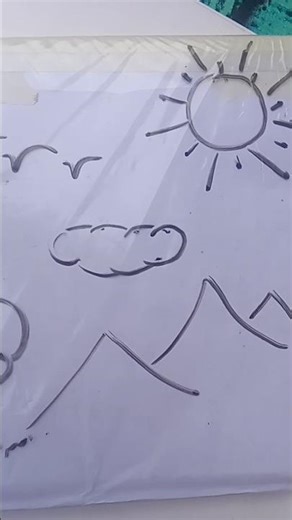 scenery 😱😱😱😱#shorts #art #drawing