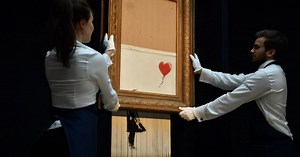ART CONTEMPORAIN. [Vidéo] Banksy dévoile comment il a détruit son œuvre, et tout ne s'est pas passé comme prévu
