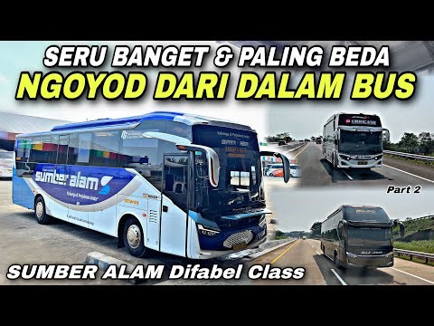 So Exciting & The Most Different 😱 Traveling From Inside the Bus 😍| AA 7290 OL Sumber Alam trip “...