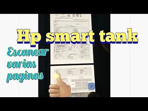 How to scan multiple sheets in HP Smart Tank