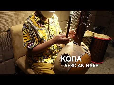 Mande West Africa instrument : Kora (African Harp)