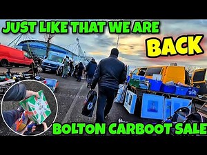 Bolton Car Boot Sale UK WE ARE BACK let's go BARGAIN HUNT #carbootsale