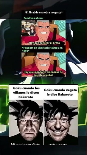 HAY QUE AMENAZAR AL AUTOOR #anime #memes #animememes #dragonball #dbz #dbs #goku #vegeta