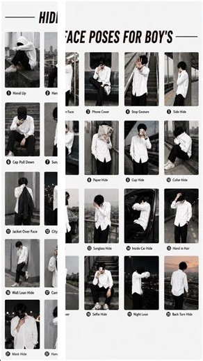 Boys Hide Face Poses Idea