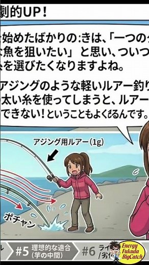 [Ajing] Increase Your Casting Distance with Thinner PE Lines! Plus, Key Precautions #7