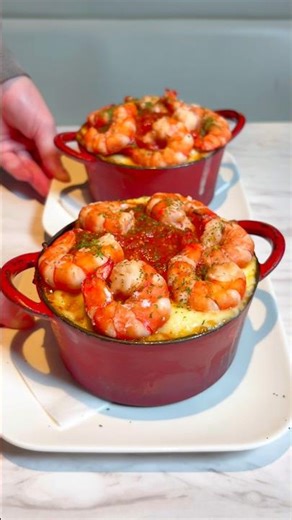 🍝チーズとエビがあふれる贅沢ボルケーノパスタ🍝