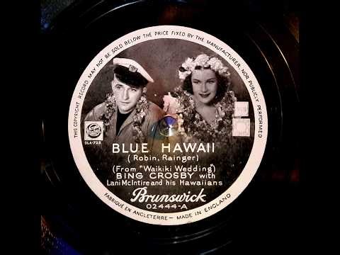 BING CROSBY – BLUE HAWAII – Brunswick 02444 - 1937