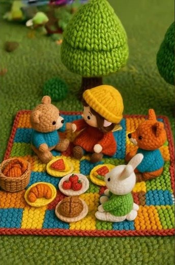 Unbelievable Mini Knitted Worlds: Watch These Tiny Creatures Come Alive!