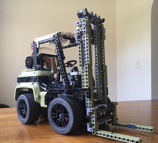 LEGO MOC-55079 Forklift: 42110 B-Model (Technic 2020)