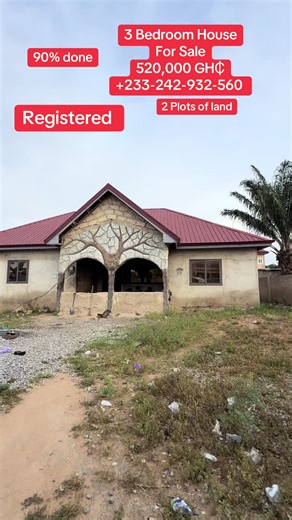 3 Bedroom Incomplete House for Sale in Kasoa Peace Town
