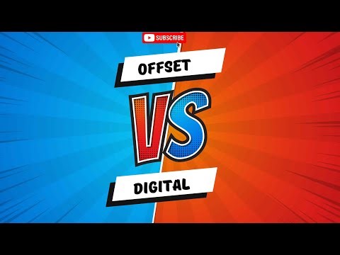 OFFSET VS Digital Printing ZONTEN Machines
