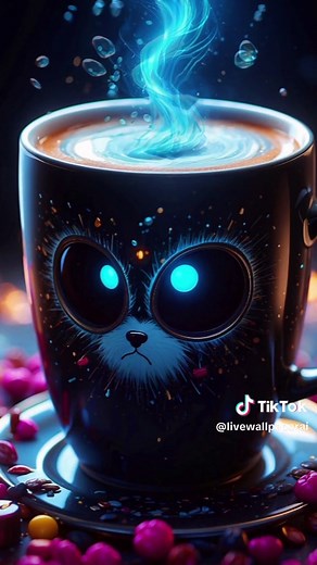Coffee Cup Live Wallpaper - 3D 4K Cafe Background