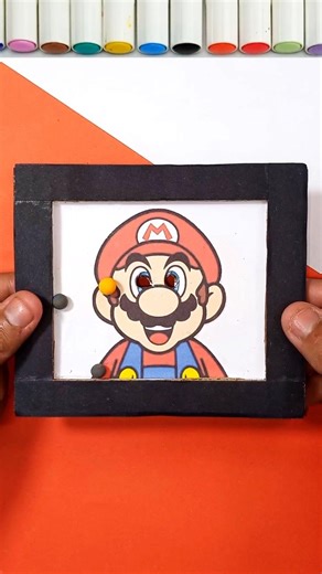 The Super Mario Galaxy Movie Amazing Cardboard Pinball Game Challenge 😍 #mario #game