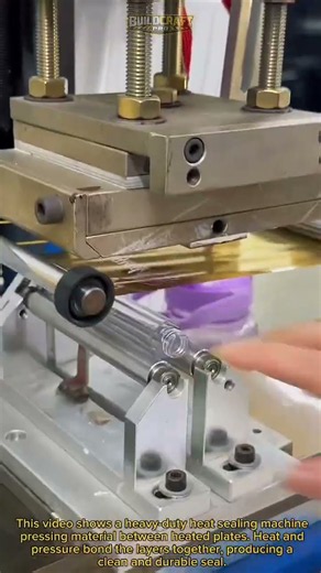 Industrial Heat Sealing Press: How It Bonds Packaging Fast #HeatSealer #Manufacturing #Tools Today!