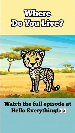Where Do You Live? | Wild Animals | Learn Animal Names and Habitats