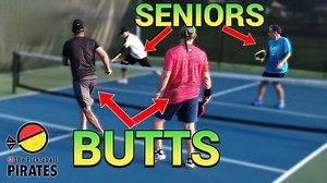 4.75+ Men’s Doubles Pickleball — Seniors Show Their Skills