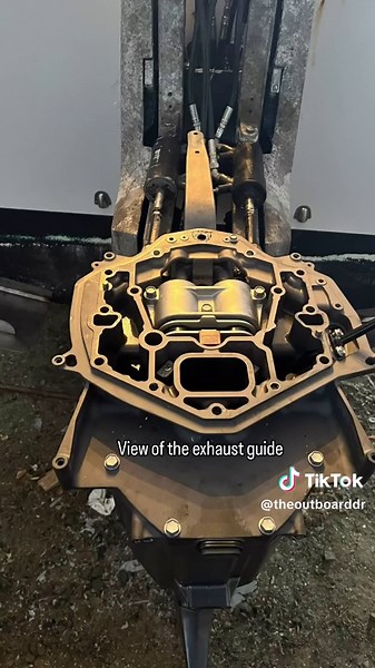 Yamaha VF250 custom installation on a OMC Seadrive bracket. Customer wanted a new motor and did not want a pod or a flotation bracket installed and wanted to stick with the original mount. So i removed the old motor and modified the bracket to accept the VF250 motor mounts. I had to completely disassemble the new motor to remove the factory bracket and swivel. Then i installed the new motor mount/bracket and assembled the outboard. This bracket utilizes hydraulic steering and trim and tilt all i