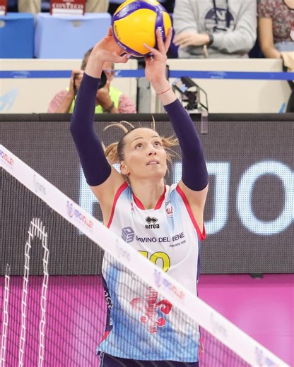 49K views · 495 reactions | #LVFSerieA1 : THE MAESTRA IN ACTION! ✨ Pure class, precision and vision... Maja Ognjenović  runs the show for Savino Del Bene Volley Scandicci!  One of the league’s brightest stars, the veteran setter is ready to shine again this Saturday, October 11, at 6:30pm GMT, when Scandicci faces Perugia in Round 2.   Watch it LIVE on VBTV: https://bit.ly/3Bjc3Ui  #Volleyball #Pallavolo | Volleyball World | Facebook