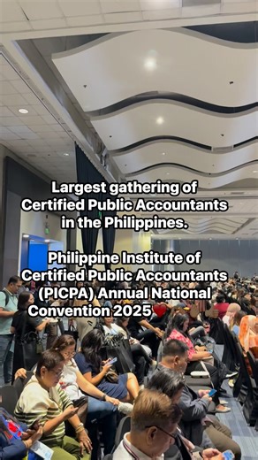 8.8K views · 46 reactions | Largest gathering of Certified Public Accountants in the Philippines. Philippine Institute of Certified Public Accountants (PICPA) Annual National Convention 2025❤️﫶﫰 | Atty. Reynee G. Talisay, CPA, JD | Facebook