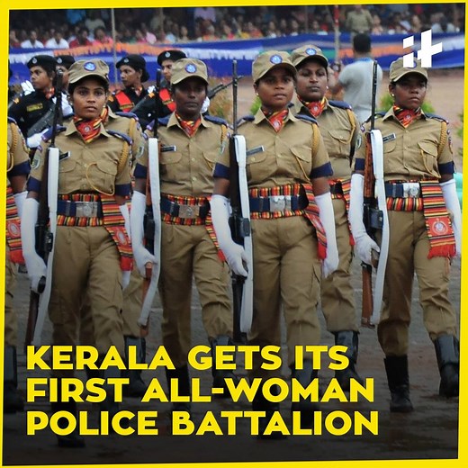 34K views · 473 reactions | Kerala police got its first all-woman battalion. Here's to more such women empowerment  | Indiatimes | Facebook