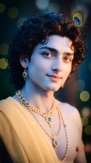 VENKY🔱 | MYTHOLOGY | MYSTERY | INFORMATIVE | on Instagram: "KRISHNNUDU KRUPA NI MIDA PADINDI ANI ARDAM 💫🕉️🔱 #krishna #mahadev #newyear #venkyrudra #reels"