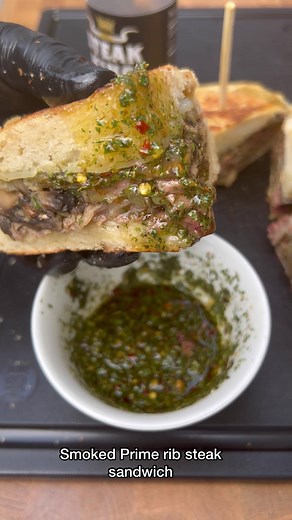 Delicious Smoked Prime Rib Sandwich Recipe with Steak King Seasoning
