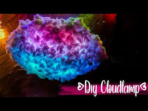 DIY cloudlamp | how to make cloud lamp with animations