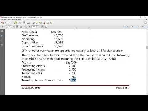 Break-Even Point and Customer Profitability Analysis Question and Answer