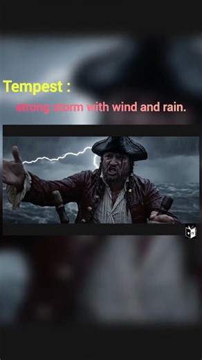 Tempest ⛈️ Meaning Explained | Vocabulary for Ssc, Banking and Defence | Quicklearn | #tempest