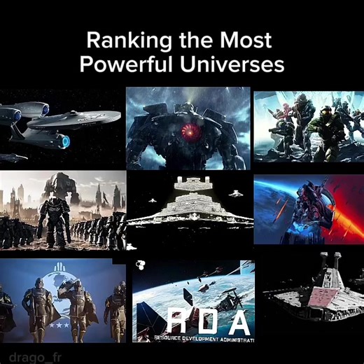 Ranking the most powerful Universes #foryou #humanityfirst #starwars #halo #warhammer40k