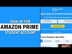 How To Sign Up For Amazon Prime Student Account (2024)