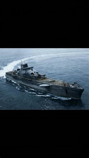 The French submarine Surcouf steams at sea, displaying her massive twin-gun turret and cruiser-style profile, mid-1930s. #military #navy #submariner | I love Warships