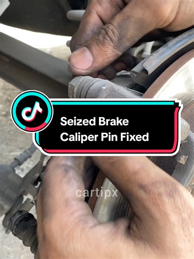 Seized Brake Caliper Pin Fixed — Simple Repair Guide