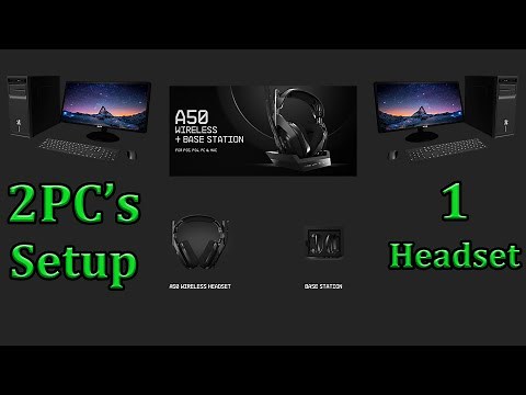 2 pc setup Astros a50s settings for mic and sound passthrough