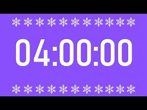 4 Hour Countdown Timer | 240 Minute Countdown for Study, Work, Focus & Productivity