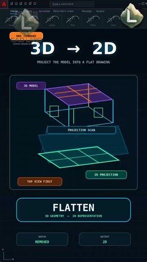 Turn a 3D AutoCAD Model into a 2D Drawing!