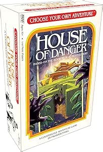 Asmodee Choose Your Own Adventure: House of Danger Board Game - Embark on a Perilous Journey in this Cooperative Narrative Adventure, Ages 10+, 1+ Players, 1+ Hour Playtime