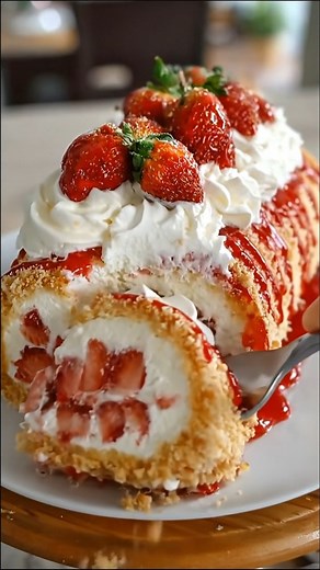 46K views · 1.2K reactions | Homemade Strawberry Shortcake Cheesecake Ingredients Shortcake Crust 1 1/2 cups all-purpose flourShortcake baking guide 1/2 cup granulated sugar 1/2 cup unsalted butter, cold and cubed | Quick Savory | Facebook