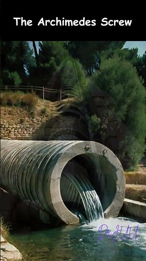 Ancient Genius: How the Archimedes Screw Works! 💧💧🔄