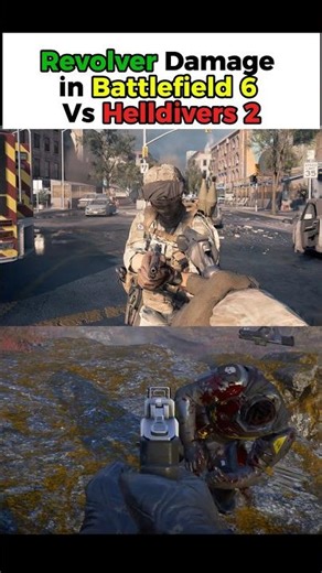 Revolver Damage in Battlefield 6 Vs Helldivers 2