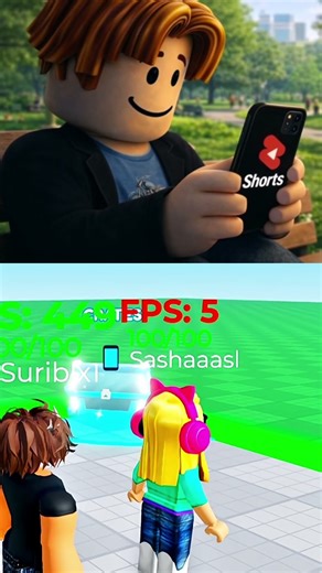 Game Steal FPS from Others! #roblox #robloxshorts #robloxstory