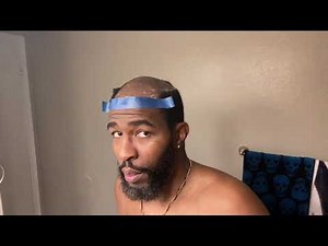 MAN UNIT: STEP BY STEP HAIR SELF INSTALL // YOU WILL BE AMAZED AT THE TRANSFORMATION!!!