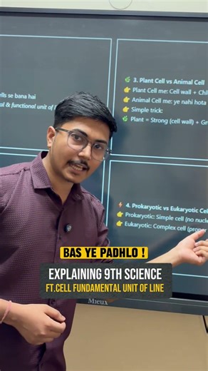 Class 9 Science Chapter 5: Cell Explained in 1 Shot 🔬 | Fundamental Unit of Life (Full Syllabus)