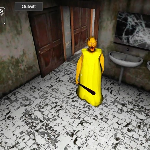 Surviving Day 1 in Granny Without Getting Caught #youtubeshorts #grannygame #shortsfeed #granny