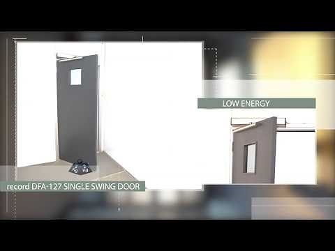 record DFA 127 automatic Single Swing Door
