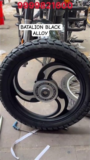BATALION BLACK ALLOY WHEEL | BULLET ALLOYS | BULLET MODIFIED 🔥