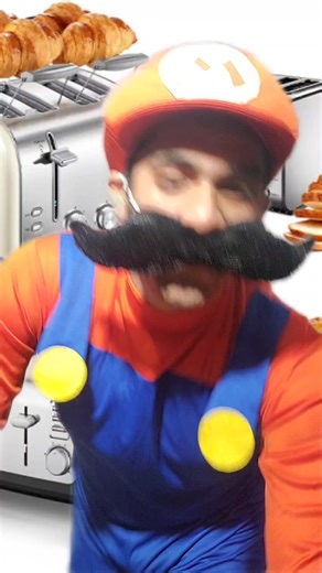 Here's the problem too many toasters. You know what they say all toasters toast, toasts. #mariocosplay, #hotelmario, #toaster, #mushroomkingdom,