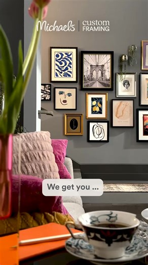 We'll build a custom frame just for you. 🙌 Mix and match hundreds of top-quality mouldings and mats to suit your style. | Michaels Stores